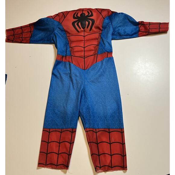 Kids Marvel Spiderman Muscle Halloween Costume. No Tag- 12-24 Months. No Mask - Picture 1 of 5